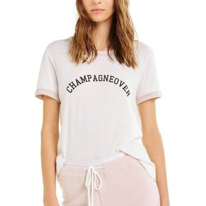 NWT Wildfox Champagneover Johnny Ringer Tee M